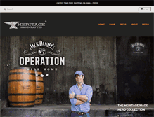 Tablet Screenshot of heritagehandcrafted.com